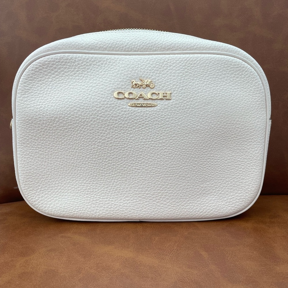 Coach Ivory Leather Shoulder Bag